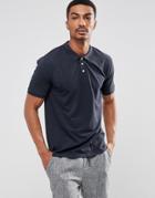 Troy Polo Slim Fit Shirt - Navy