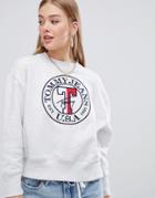 Tommy Jeans Circle Sweatshirt - Gray
