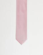 Asos Design Slim Tie In Dusty Pink