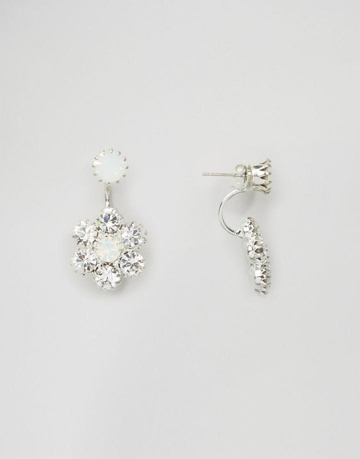 Krystal Swarovski Crystal Daisy Swing Earrings - Clear