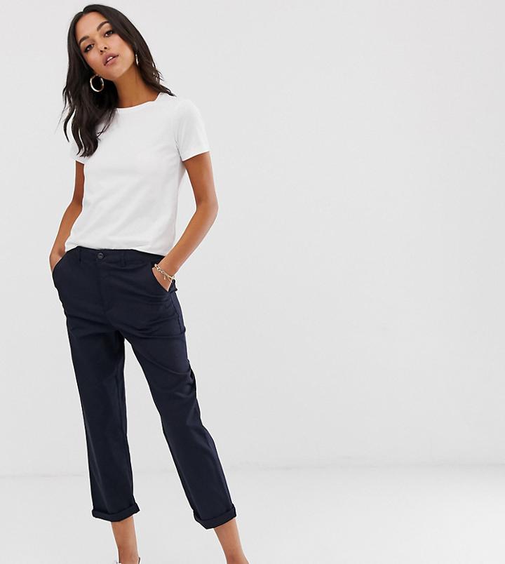 Asos Design Chino Pants In Navy - Blue