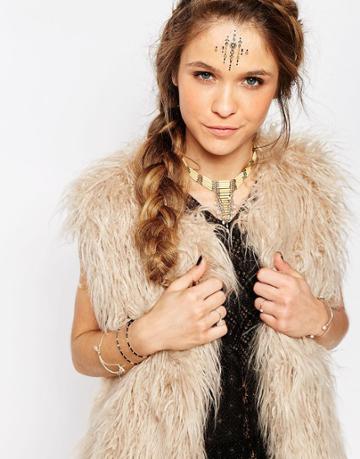 In Your Dreams Gold Athena Jewelled Headpiece - Gold