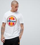 Ellesse Renzo Crew Neck T-shirt In White - White