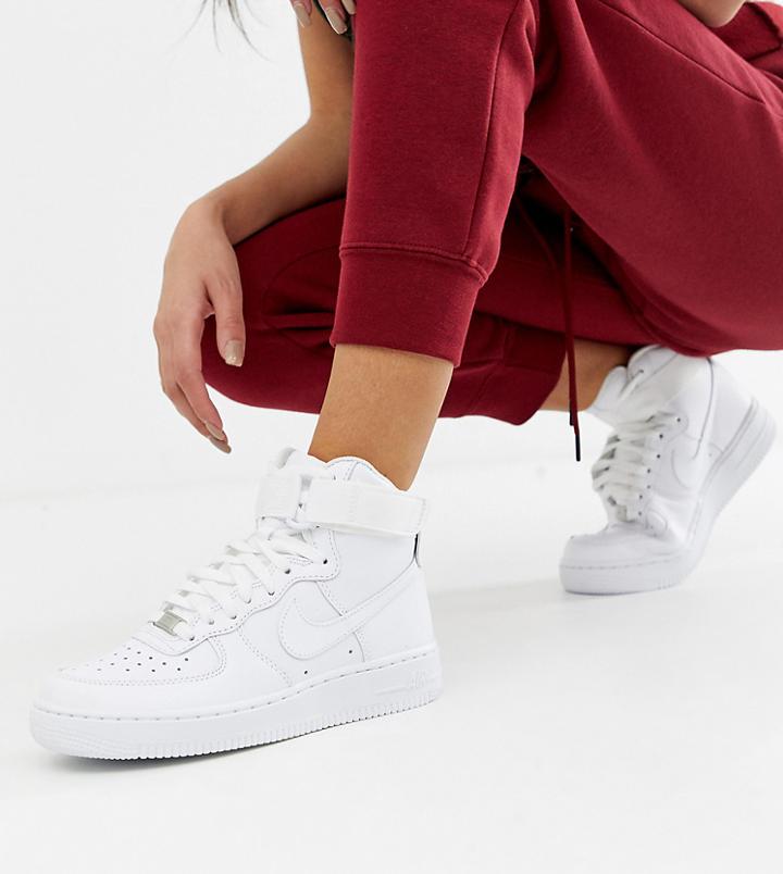 Nike White Air Force 1 Hi Sneakers