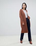 Asos Design Maxi Cardigan - Beige