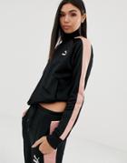 Puma Classics Black And Pink Track Jacket