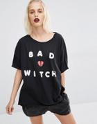 Wildfox Halloween Bad Witch Tee - Black