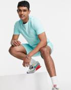 River Island Shorts And T-shirt Set In Green