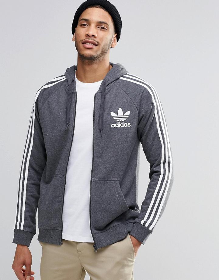 Adidas Originals Tefoil Zip Hoodie Ay7788 - Blue