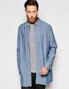 Bethnals Graham Duster Coat - Blue