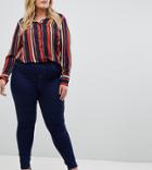 New Look Plus 5 Pocket Jeggings - Navy