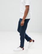 Selected Homme Linen Pants In Regular Fit - Navy