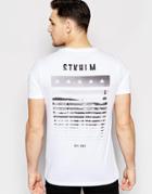 Asos T-shirt With Photographic Stockholm Print - White