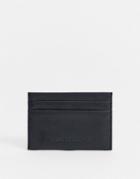 French Connection Premium Leather Emboss Cardholder-black