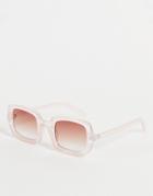 Aj Morgan Square Lens Sunglasses-pink