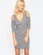 Isla Upstaged Dress In Gray