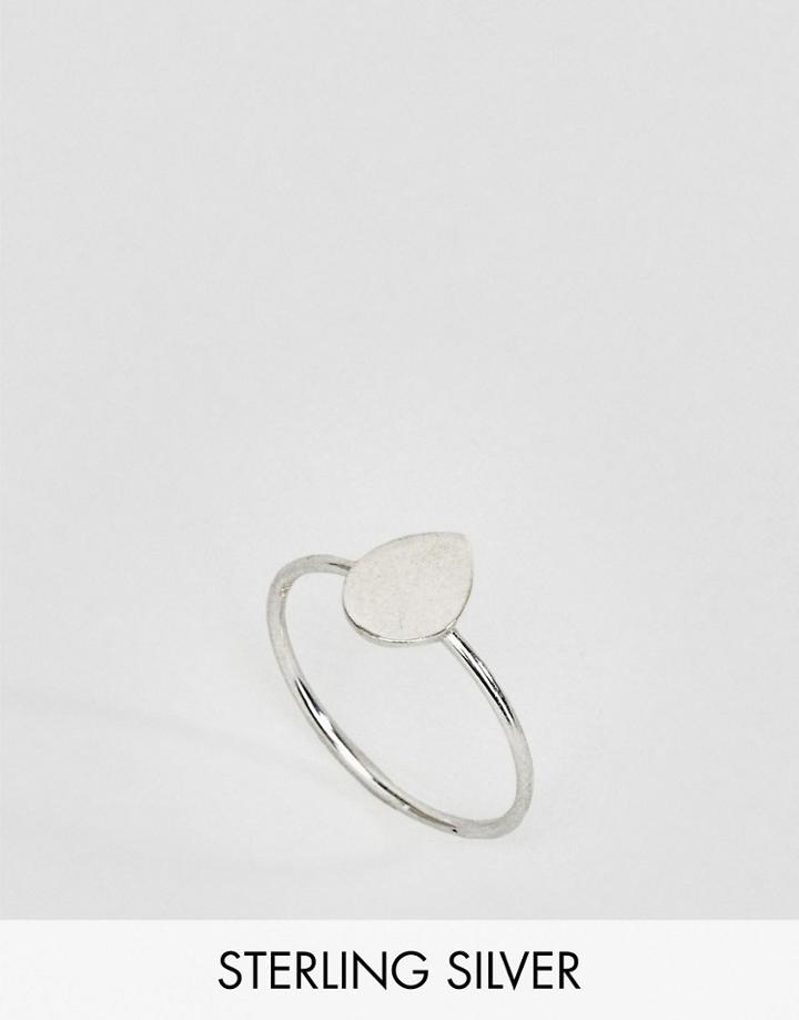 Kinglsey Ryan Sterling Silver Teardrop Ring - Silver