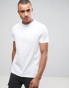 Celio T-shirt With Pocket - White