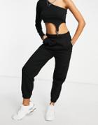 Bershka Oversized Sweatpants In Black