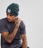 Diesel Beanie With Patch Logo - Green