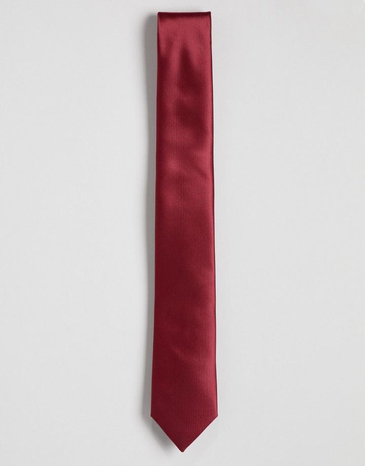 Gianni Feraud Plain Red Tie - Red