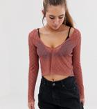 Bershka Mom Short In Black