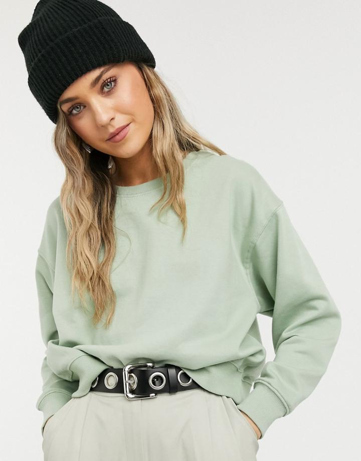 New Look Sweatshirt In Light Green