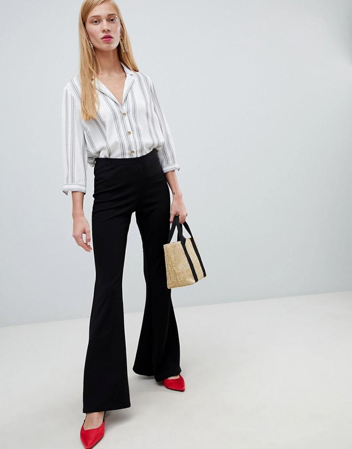 New Look Flare Pants - Black