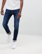 Replay Jondrill Skinny Stretch Jeans In Dark Wash-blue