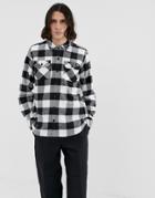 Dickies Sacramento Check Shirt In Black