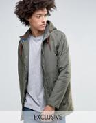 Minimum Shelton Hooded Parka In Khaki - Green