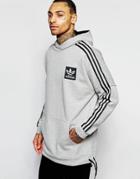 Adidas Originals Hoodie With Box Logo Aj8091 - Gray