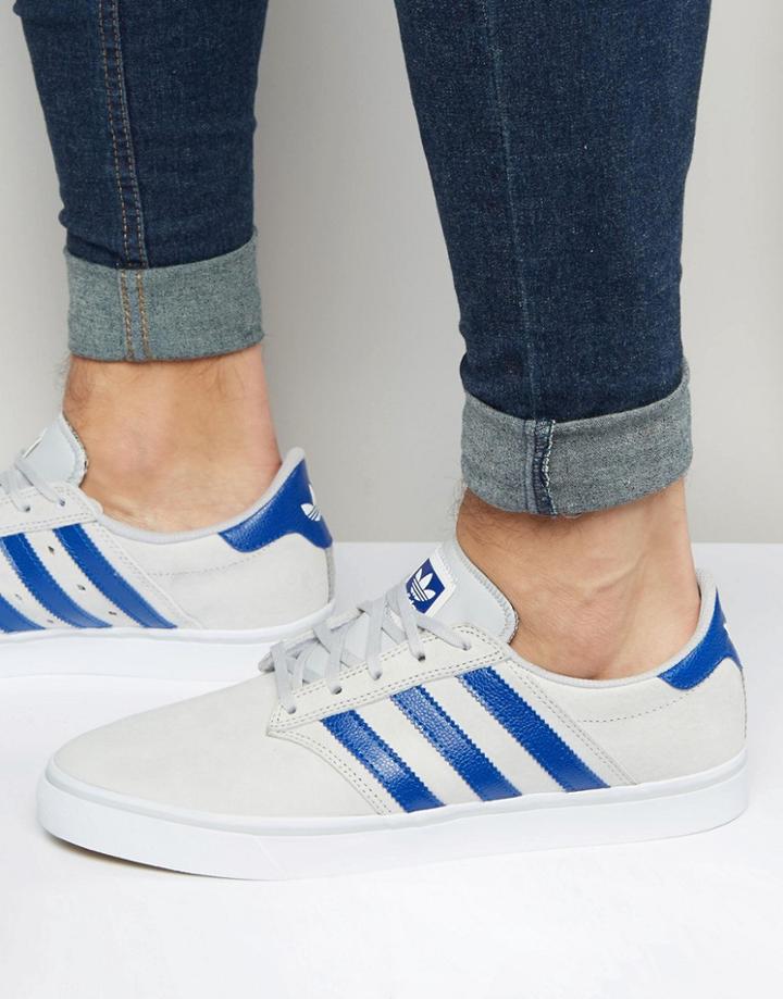 Adidas Originals Seeley Premiere Sneakers In Gray B27370 - Gray