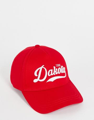 Boardmans Motif Cap In Red