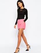 Vero Moda Tailored Shorts - Pink
