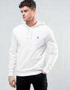 Asos Hoodie In Off White With Logo - White