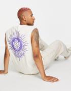 Hnr Ldn Rose Backprint Sleeveless T-shirt-neutral