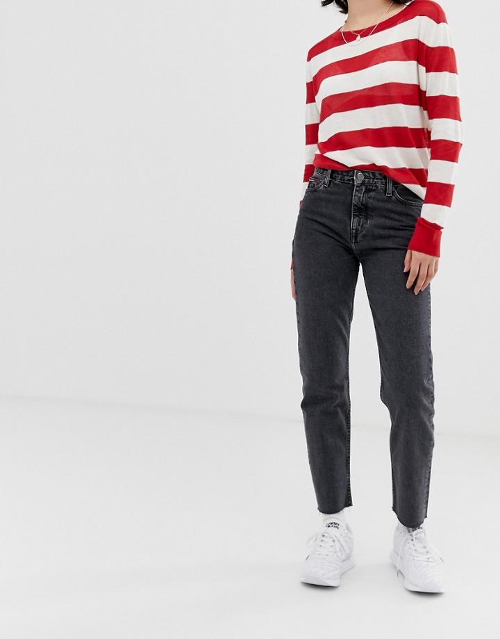 Tommy Jeans Izzy High Rise Slim Jeans-black