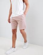 New Look Jersey Shorts In Light Pink - Pink