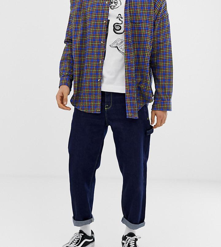 Collusion X005 Straight Fit Indigo Jeans - Blue