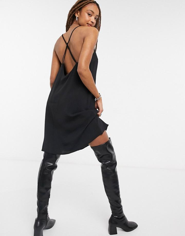 Vila Cami Dress In Black