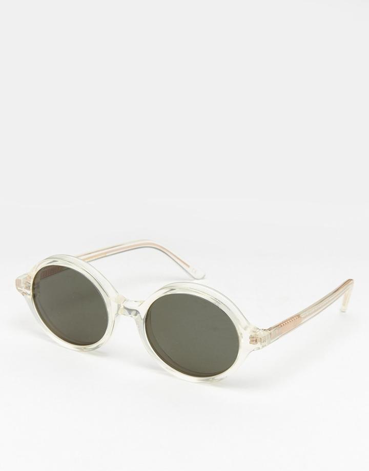 Han Kjobenhavn Doc Round Sunglasses - Clear