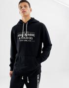Abercrombie & Fitch Chest Logo Hoodie In Black - Black