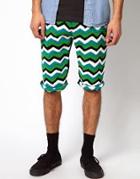 Horace Zig Zag Shorts - Multi