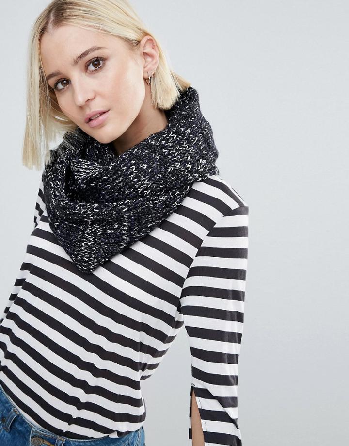 Genie By Eugenia Kim Lane Navy Knit Scarf - Navy