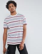 Asos Relaxed T-shirt With Retro Stripe - Multi