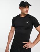 Puma Muscle Fit T-shirt In Black
