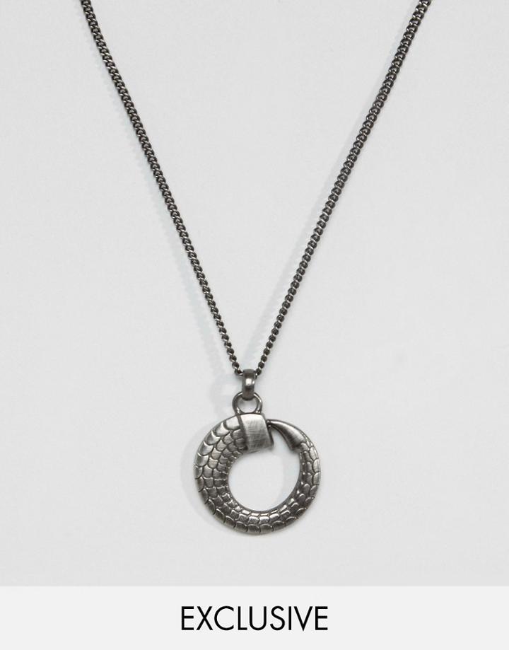 Simon Carter Claw Necklace Exclusive To Asos - Silver