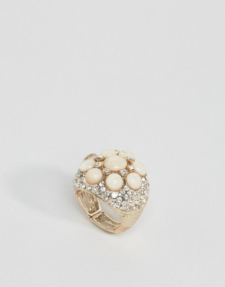 Oasis Jewel Cluster Ring - Pink