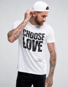 Help Refugees Choose Love T-shirt In White - White
